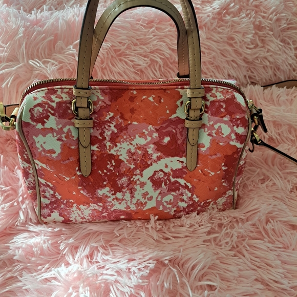 EUC COACH MINI BENNETT PEYTON MULTI COLOR SATCHEL CROSSBODY - Picture 2 of 9